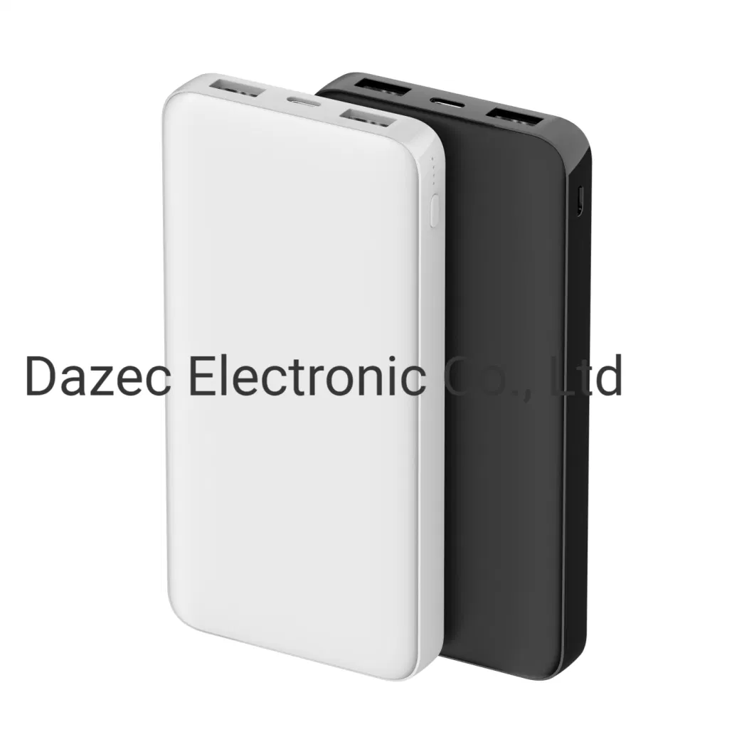 2023 Similar Quality 10000mAh Power Bank with Dual USB and Type-C Input Portable Charger with OEM Logo and Full Color Print Logo Customized