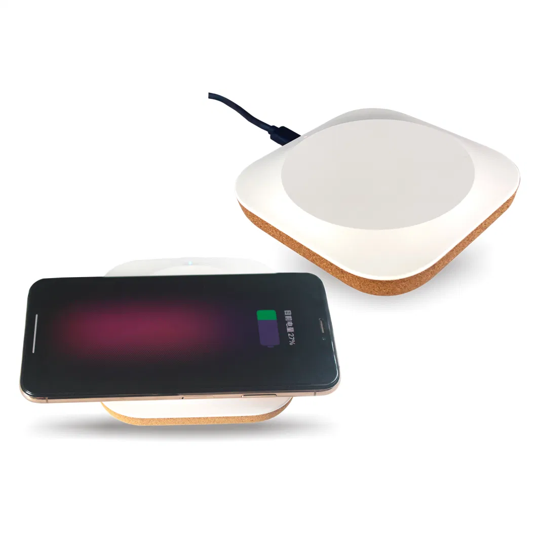 Ecro-Friendly Recycled ABS Cork Wireless Charger 10W