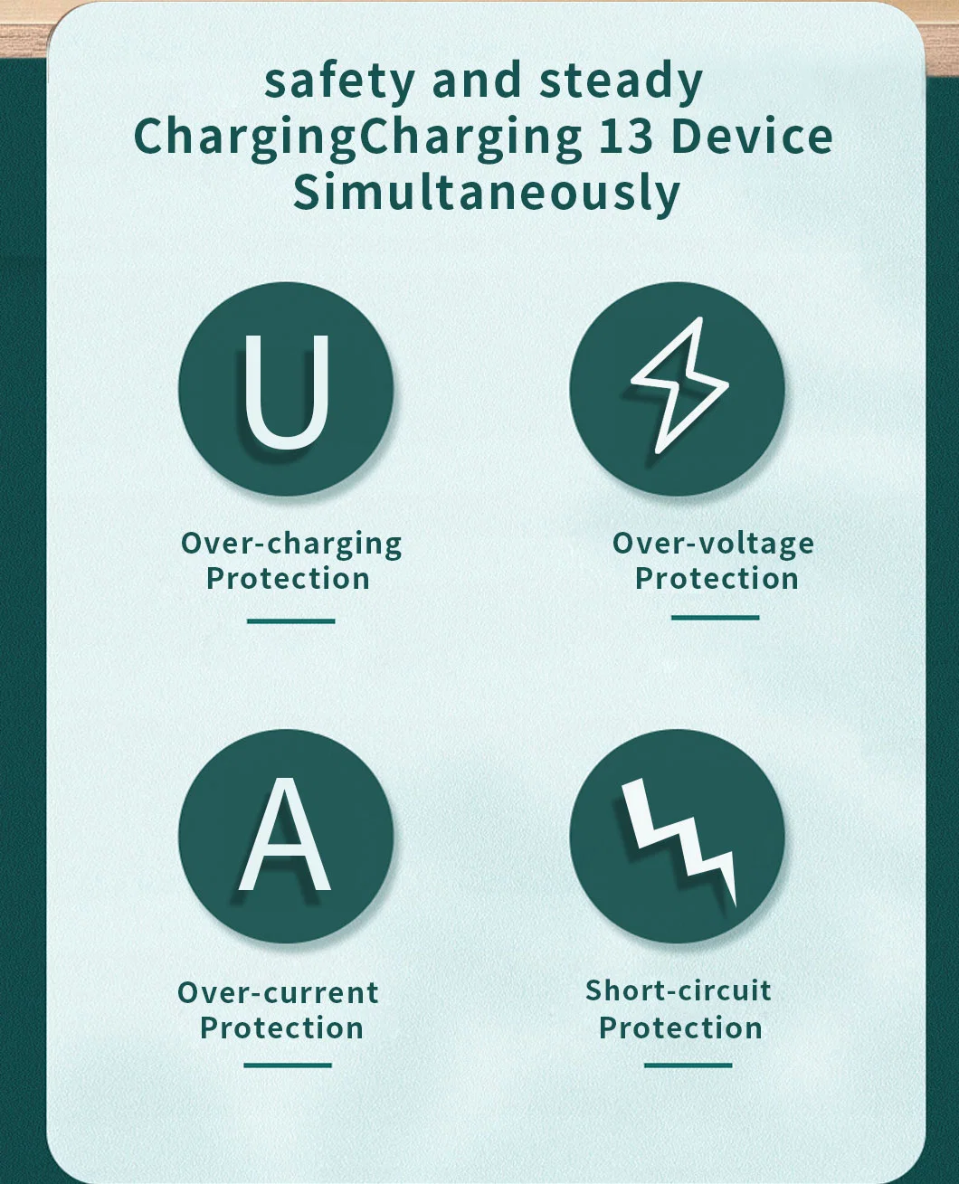 12 Port Smart USB Charging Station Multiport USB Charger
