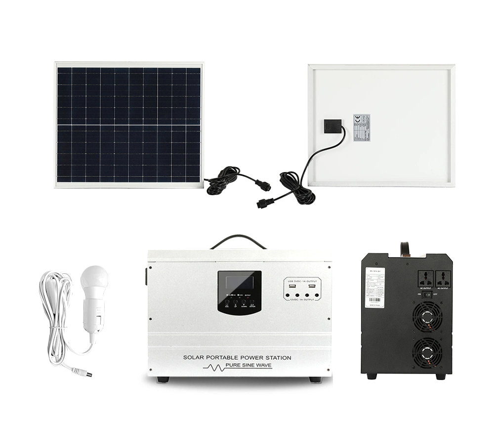 2000W Portable ODM Solar Power Bank with Various Power Demand with Solar Panel