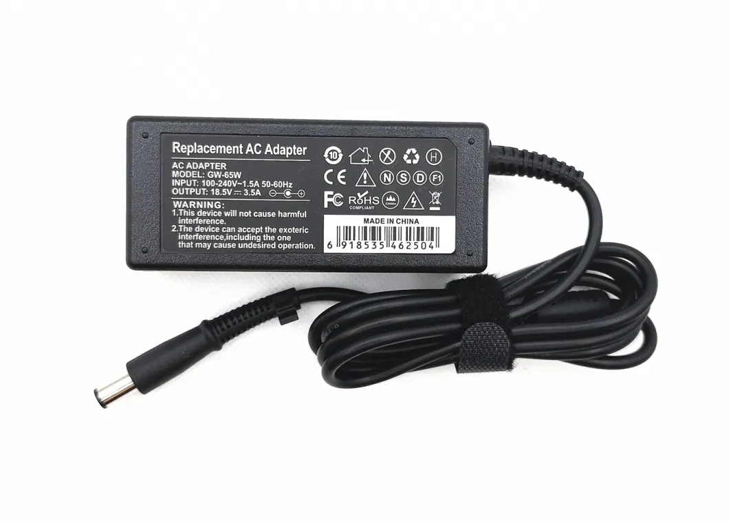 Great Quality Laptop Adapter for HP Lenovo DELL Acer Asus Sony Samsung Apple MacBook Notebook USB Adapter Laptop AC DC Power Adapter Supplier 18.5V 3.5A 65W