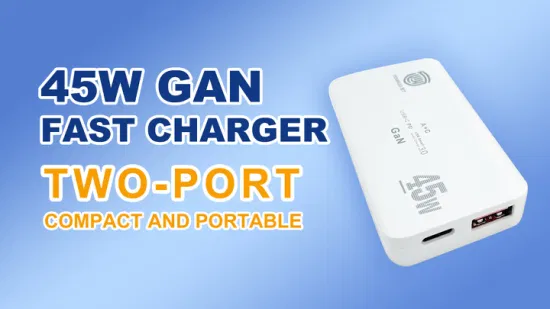 EU UK Original Wall Charger for Apple Phones Samsung Pd Fast 45W USB Type a+C GaN Charger