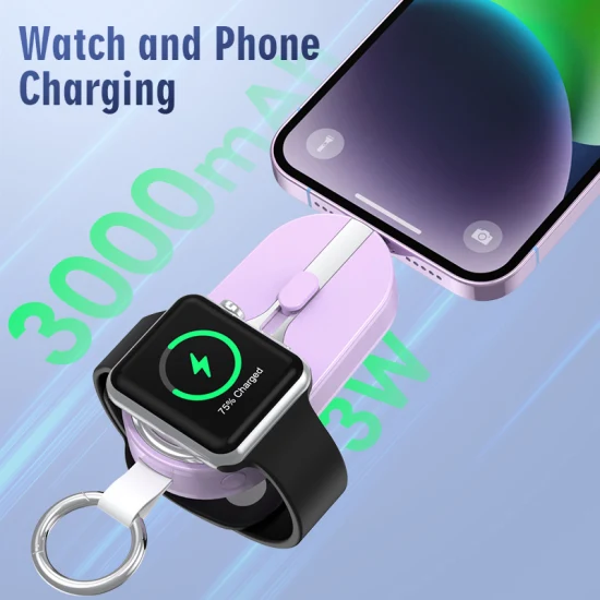 Hot Sale Wholesale Wide Compatibility Emergency Solar Power Bank for iPhone/Watch